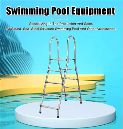 Nad ziemią drabiną basenową